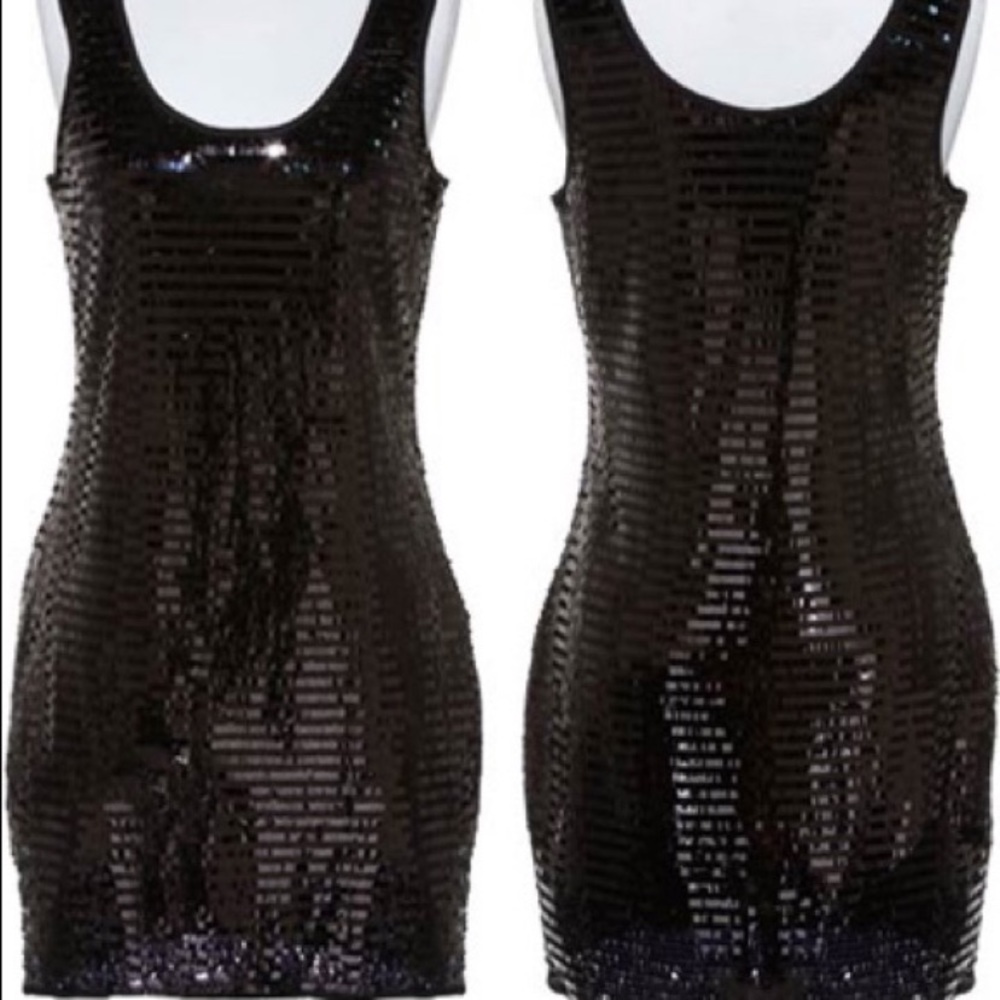 NWOT Black Sequent Fancy Dress